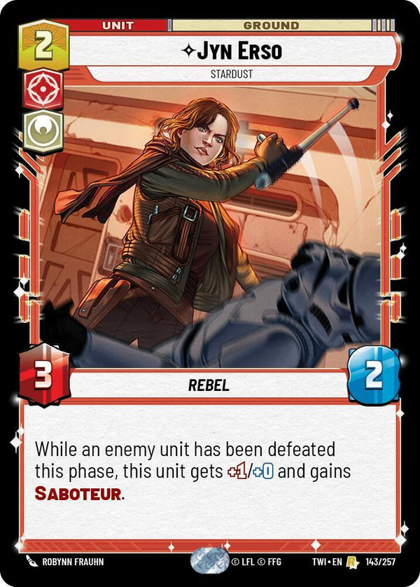 Jyn Erso - Stardust (TWI 143/257) - Star Wars Unlimited