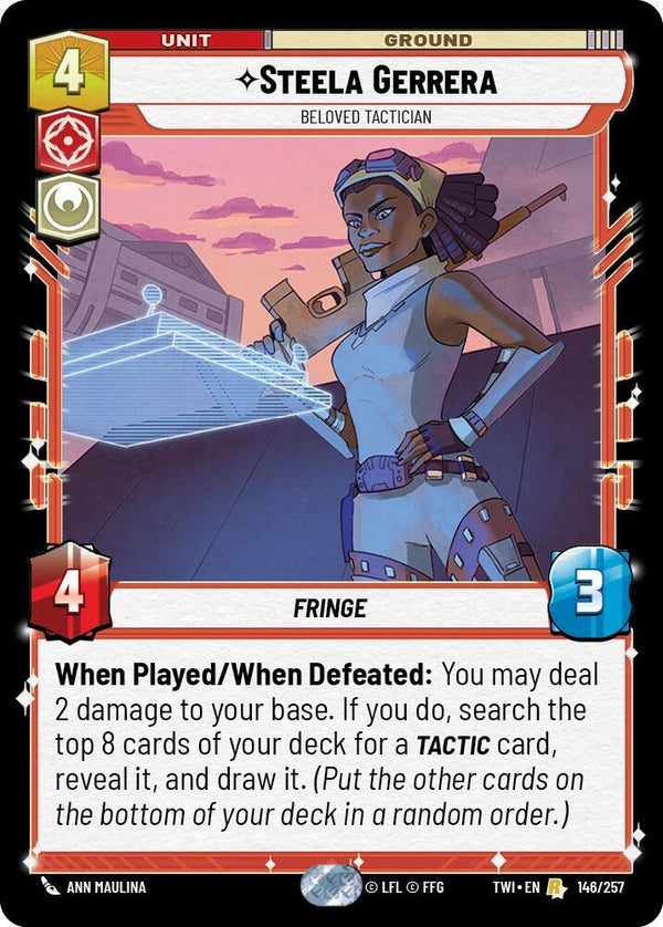 Steela Gerrera - Beloved Tactician - Star Wars Unlimited