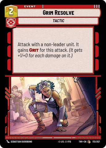 Grim Resolve (172/257) (172/257) [Twilight of the Republic]