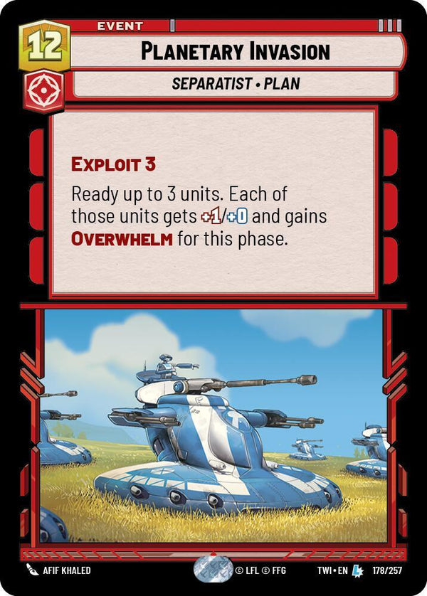 Planetary Invasion - Star Wars Unlimited