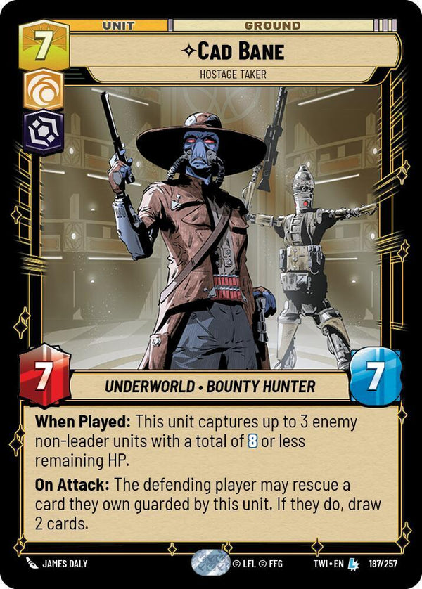Cad Bane - Hostage Taker - Star Wars Unlimited