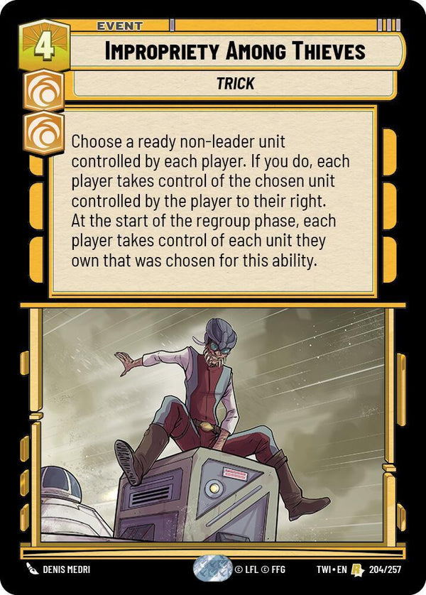 Impropriety Among Thieves - Star Wars Unlimited