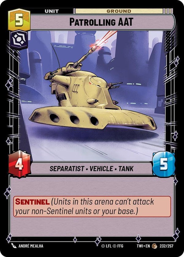 Patrolling AAT - Star Wars Unlimited