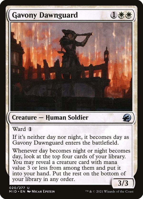 Gavony Dawnguard - Magic: The Gathering
