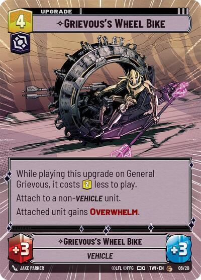 Grievous's Wheel Bike (Hyperspace) - Star Wars Unlimited