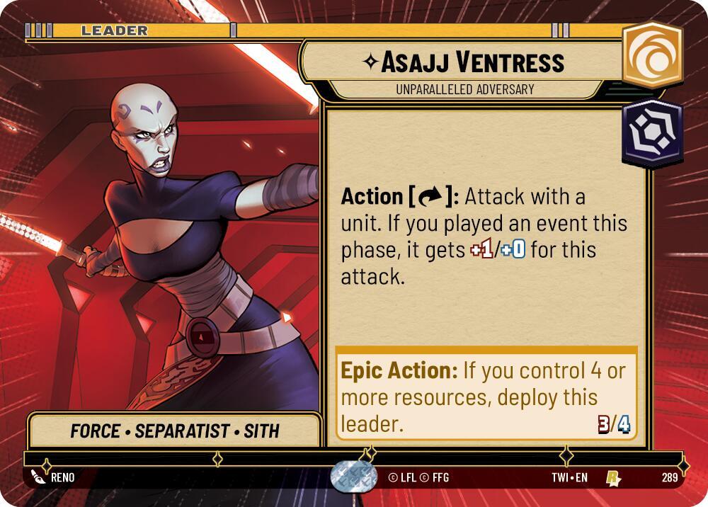 Asajj Ventress - Unparalleled Adversary (Hyperspace)