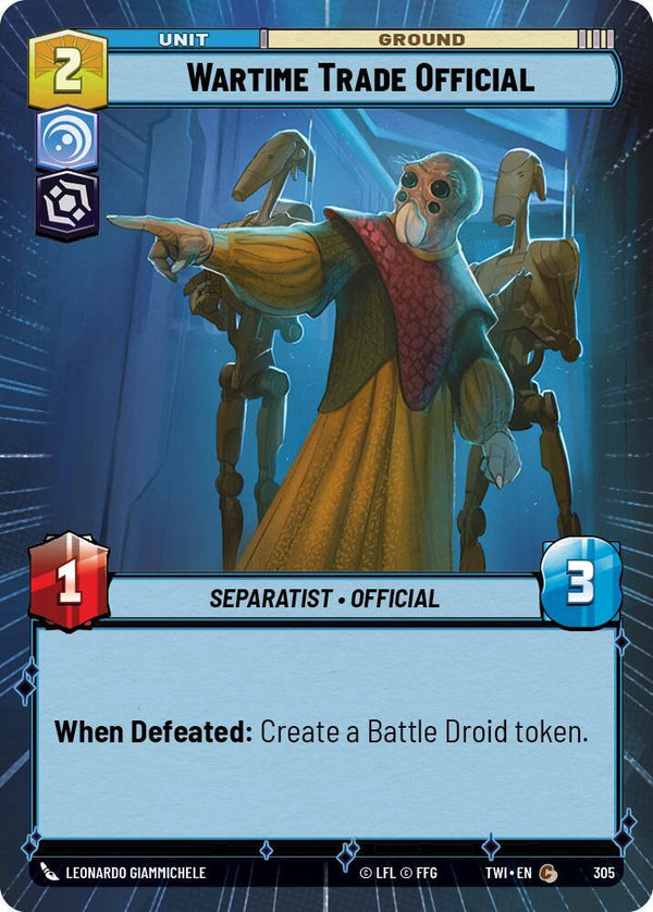 Wartime Trade Official (Hyperspace) - Star Wars Unlimited