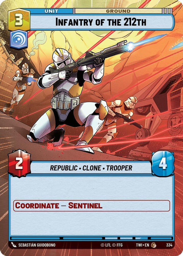 Infantry of the 212th (Hyperspace) - Star Wars Unlimited