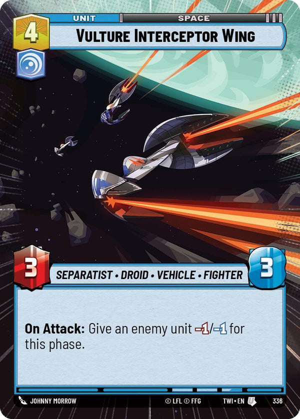 Vulture Interceptor Wing (Hyperspace) - Star Wars Unlimited