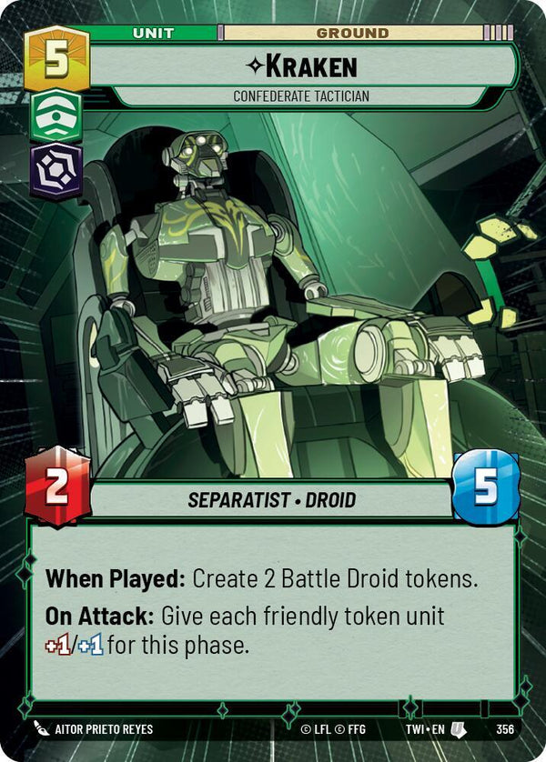 Kraken - Confederate Tactician (Hyperspace) - Star Wars Unlimited