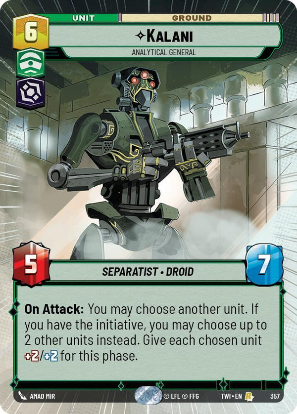 Kalani - Analytical General (Hyperspace) - Star Wars Unlimited