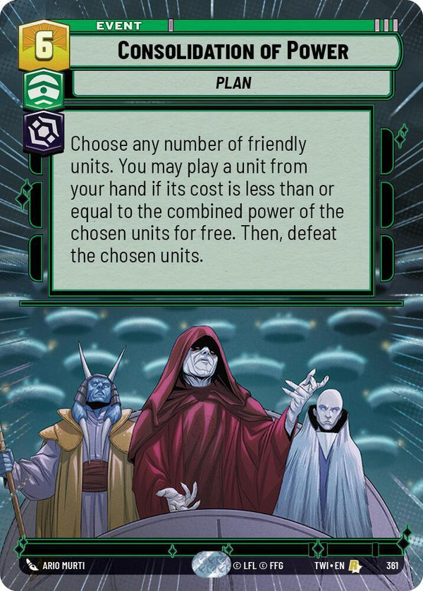 Consolidation of Power (Hyperspace) - Star Wars Unlimited