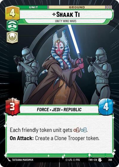 Shaak Ti - Unity Wins Wars (Hyperspace) - Star Wars Unlimited