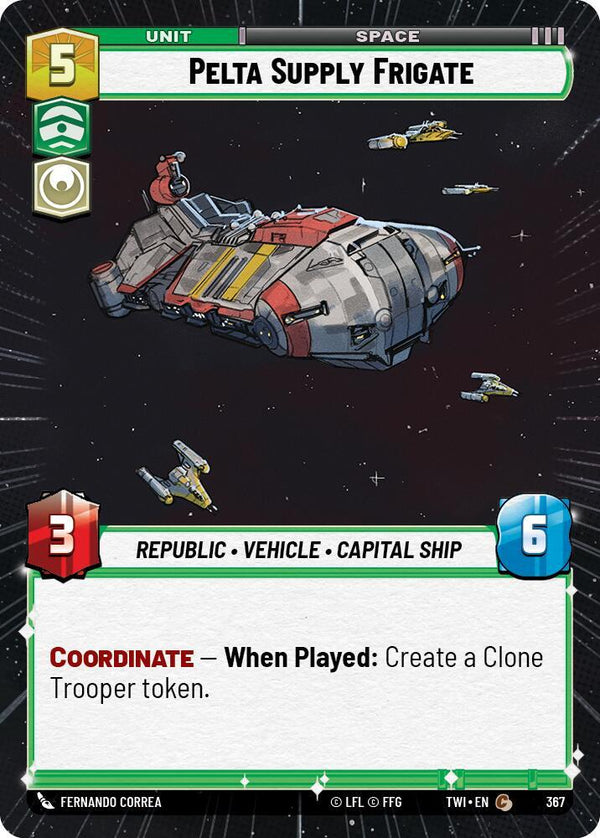 Pelta Supply Frigate (Hyperspace) - Star Wars Unlimited