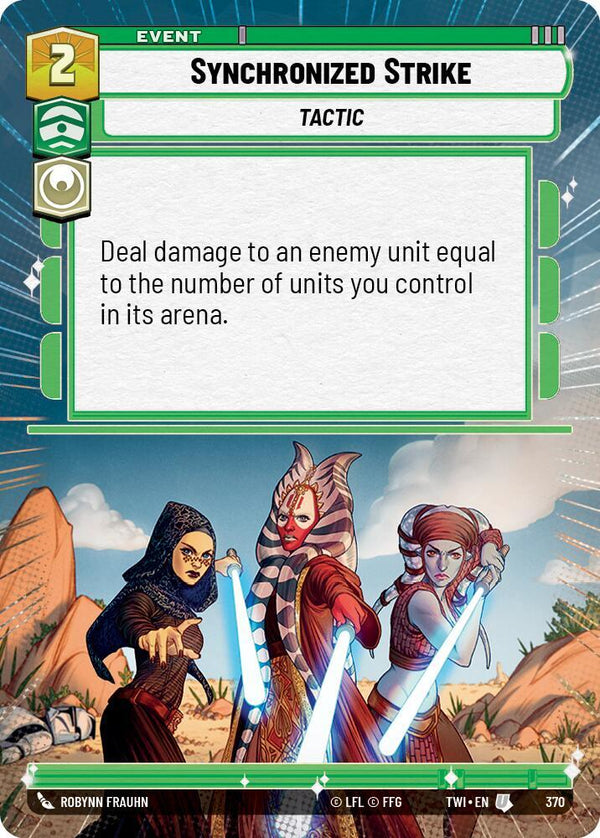 Synchronized Strike (Hyperspace) - Star Wars Unlimited