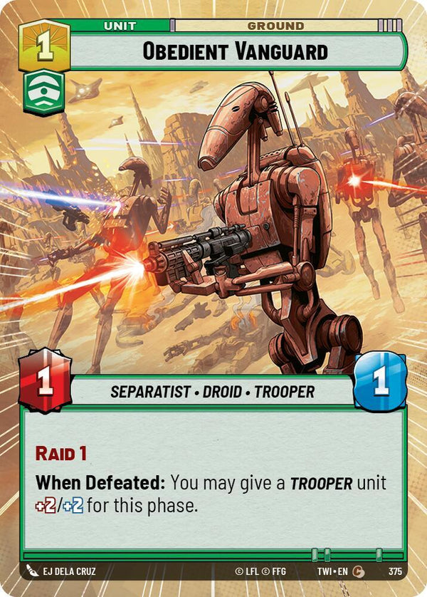 Obedient Vanguard (Hyperspace) - Star Wars Unlimited