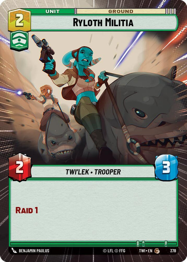 Ryloth Militia (Hyperspace) - Star Wars Unlimited