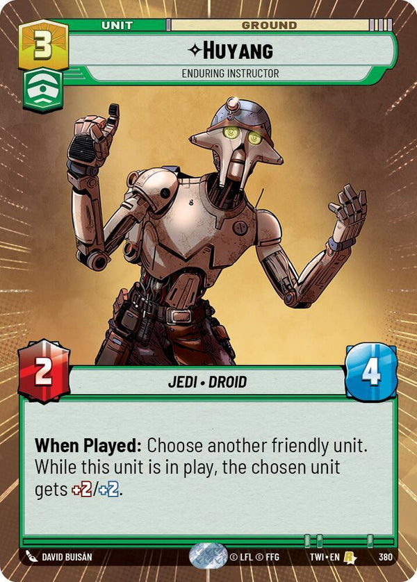 Huyang - Enduring Instructor (Hyperspace) - Star Wars Unlimited