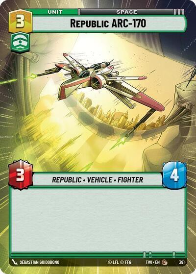 Republic ARC-170 (Hyperspace) - Star Wars Unlimited