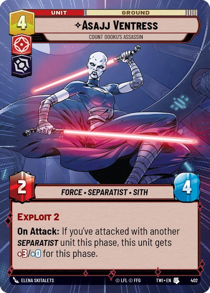 Asajj Ventress - Count Dooku's Assassin (Hyperspace)