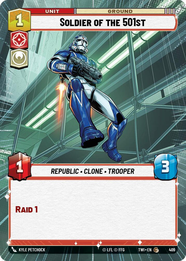 Soldier of the 501st (Hyperspace) - Star Wars Unlimited