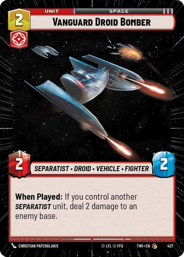 Vanguard Droid Bomber (Hyperspace) - Star Wars Unlimited