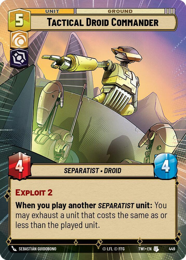 Tactical Droid Commander (Hyperspace) - Star Wars Unlimited