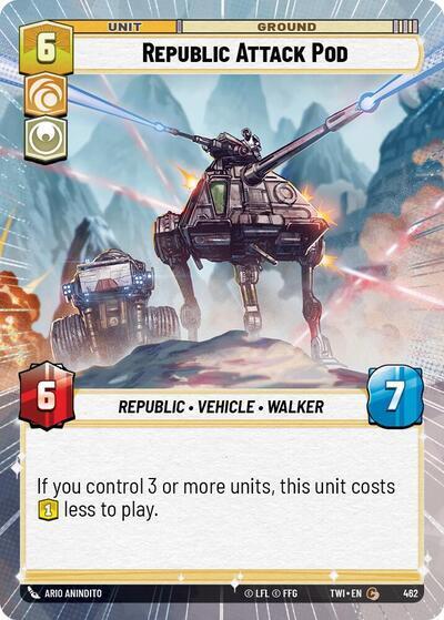 Republic Attack Pod (Hyperspace) - Star Wars Unlimited
