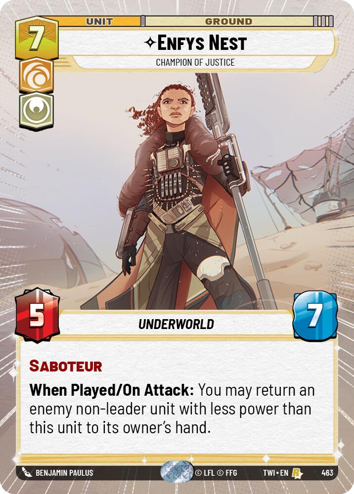 Enfys Nest - Champion of Justice (463) (Hyperspace) (463) [Twilight of the Republic]
