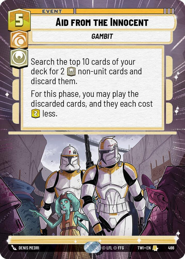 Aid from the Innocent (Hyperspace) - Star Wars Unlimited