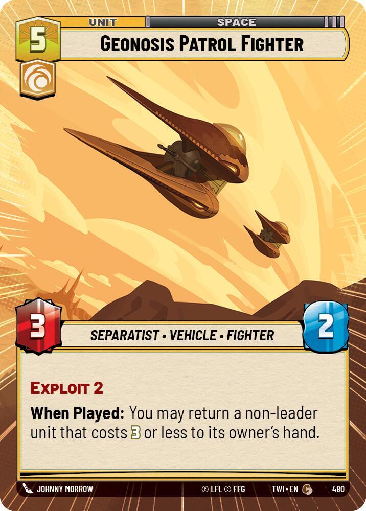 Geonosis Patrol Fighter (Hyperspace)