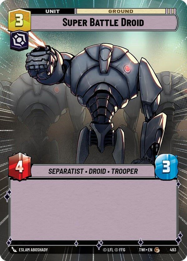Super Battle Droid (Hyperspace) - Star Wars Unlimited