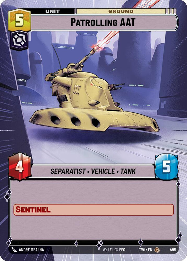 Patrolling AAT (Hyperspace) - Star Wars Unlimited