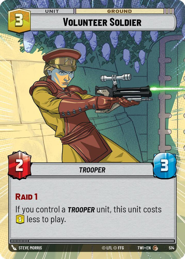 Volunteer Soldier (Hyperspace) - Star Wars Unlimited