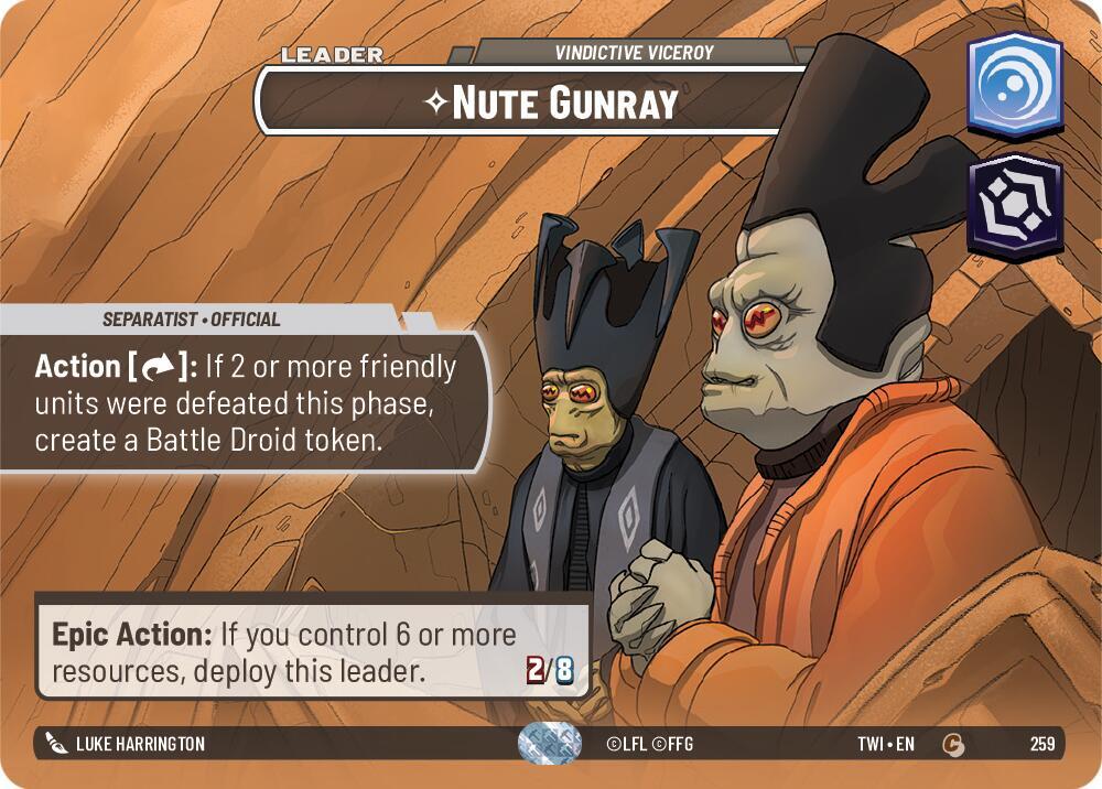 Nute Gunray - Vindictive Viceroy (Showcase)