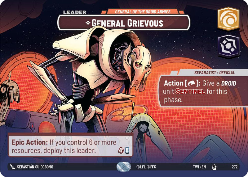 General Grievous - General of the Droid Armies (272) (Showcase) (272) [Twilight of the Republic]