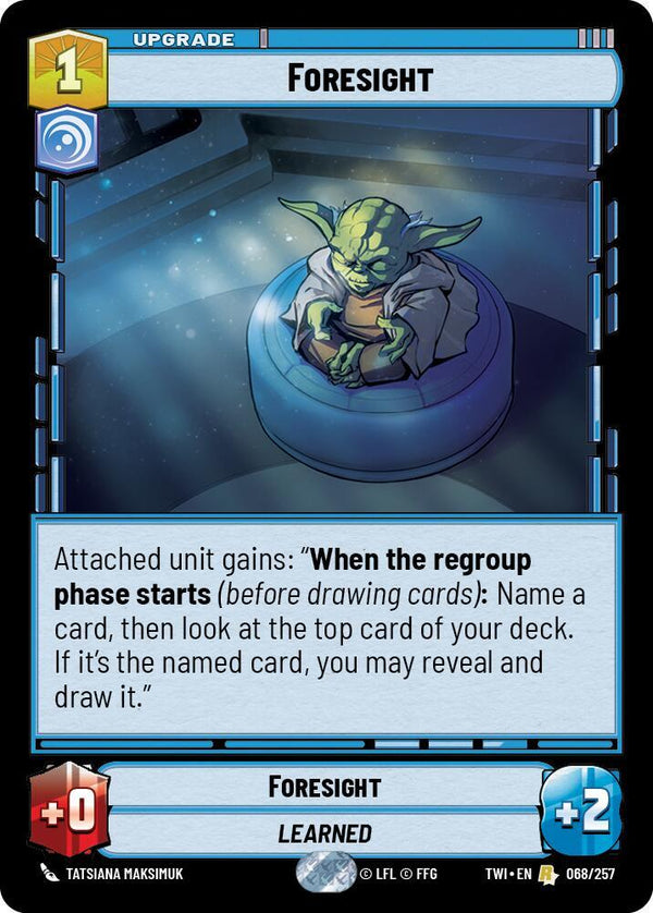 Foresight (TWI 068/257) - Star Wars Unlimited