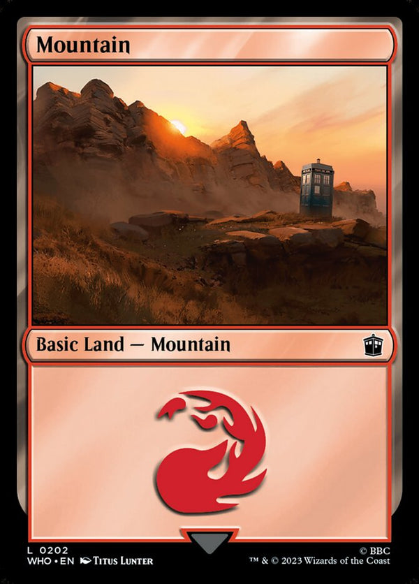 Mountain (0202) - Magic: The Gathering