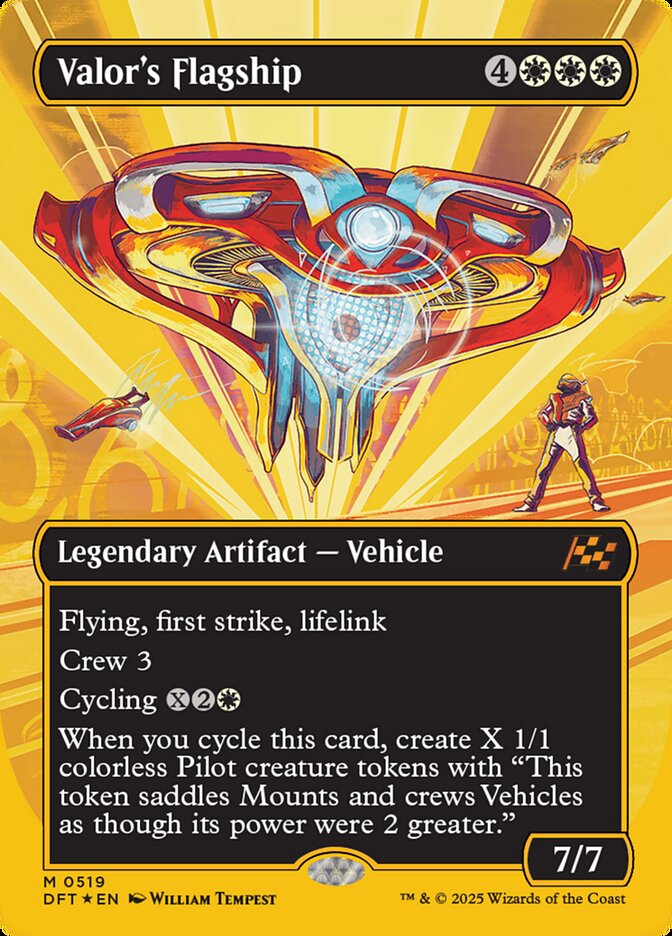 Valor's Flagship (Borderless) (First-Place Foil)