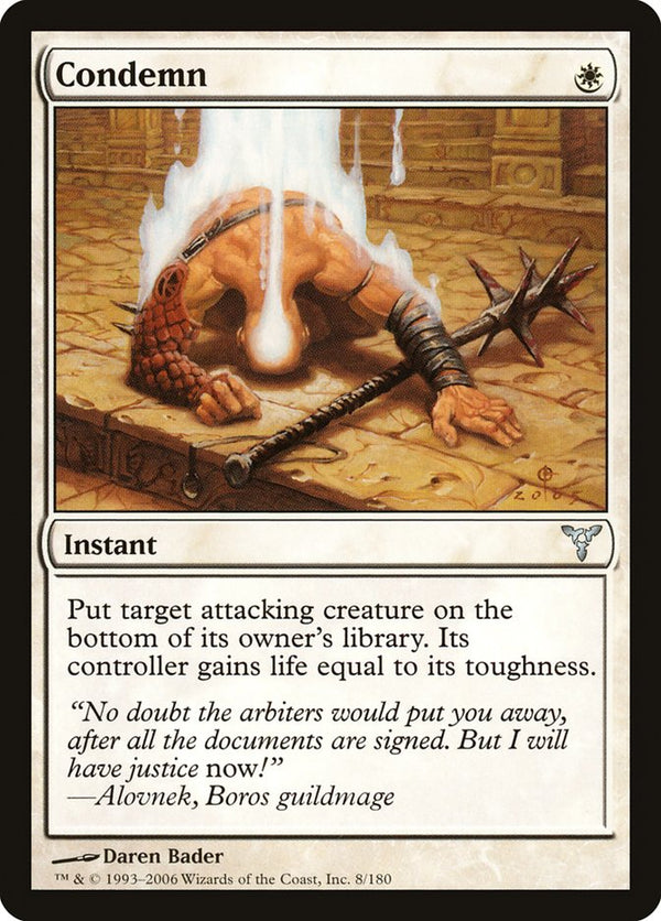 Condemn - Magic: The Gathering