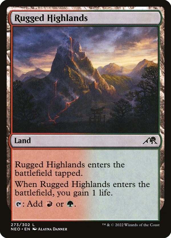 Rugged Highlands - Magic: The Gathering