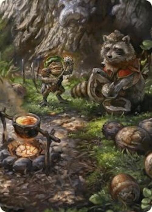 Sylvan Scavenging Art Card (46/54)