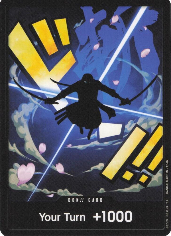 DON!! Card (Zoro) (PRB-01) - One Piece Card Game
