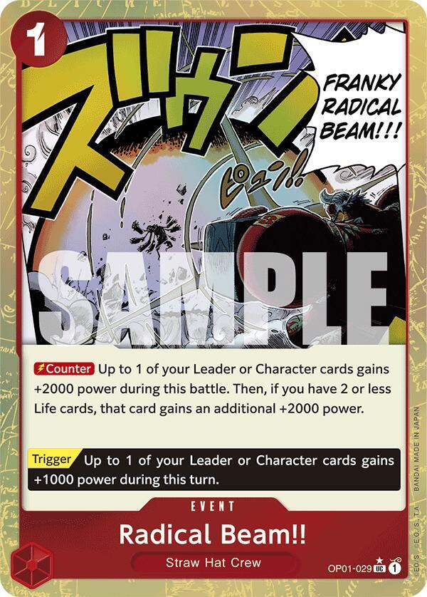 Radical Beam!! (Textured Foil) - One Piece Card Game