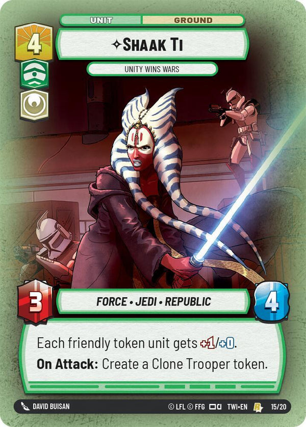 Shaak Ti - Unity Wins Wars - Star Wars Unlimited