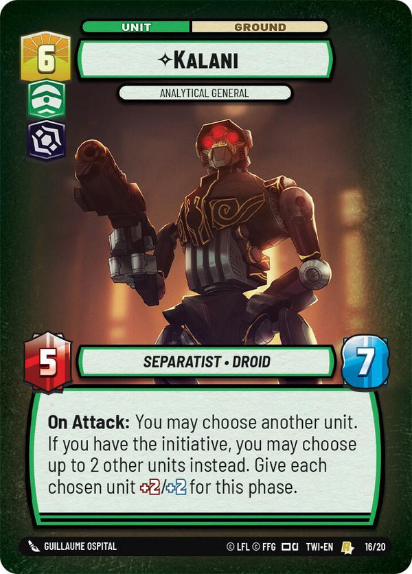 Kalani - Analytical General - Star Wars Unlimited
