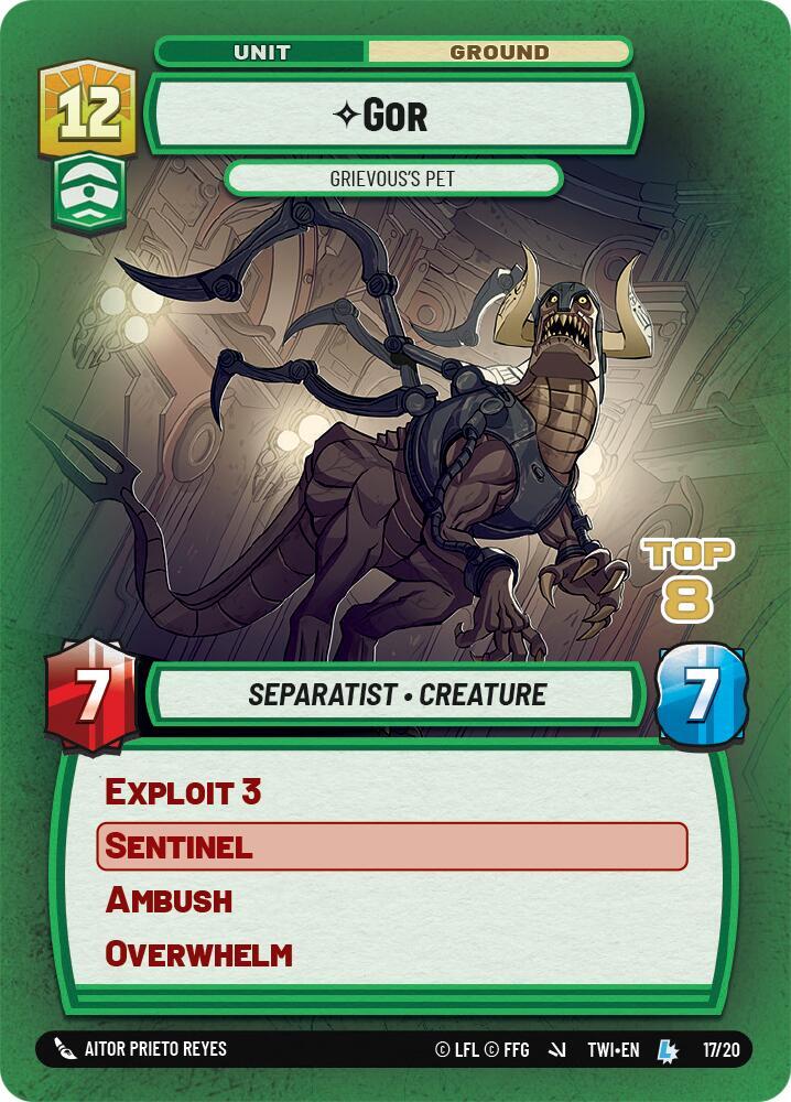 Gor - Grievous's Pet (Top 8)