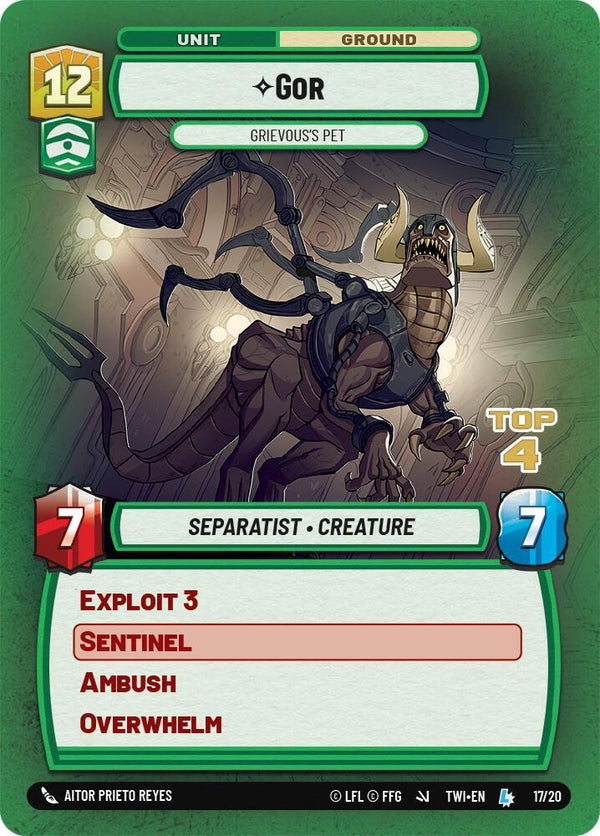 Gor - Grievous's Pet (Top 4) - Star Wars Unlimited