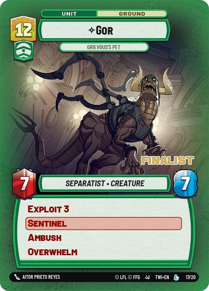 Gor - Grievous's Pet (Finalist)
