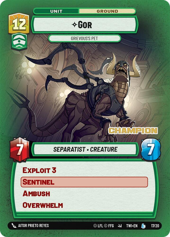 Gor - Grievous's Pet (Champion)